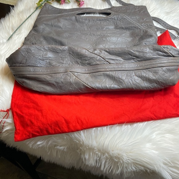 Gray Martine Sitbon Lambskin Leather Hobo - Picture 4 of 11